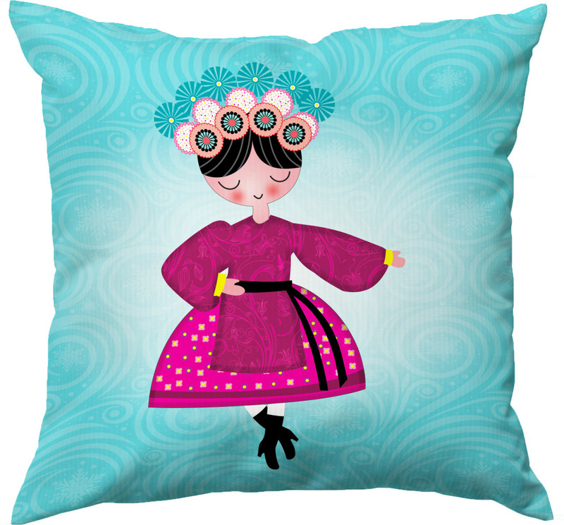 khirki Printed Cushions & Pillows Cover(30*30, Multicolor)