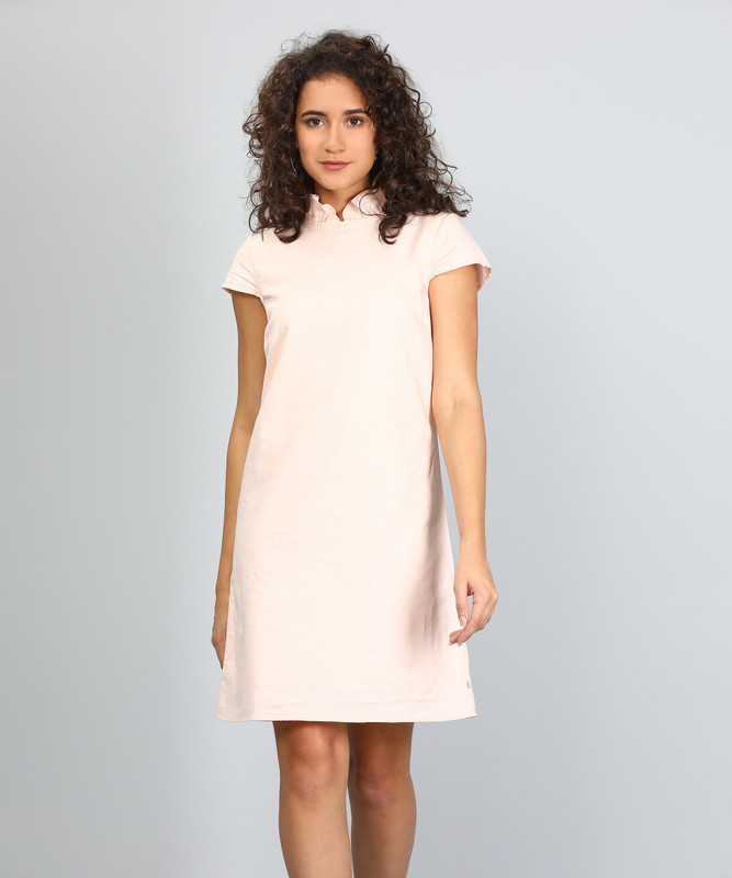 United Colors Of Benetton Women Shift Pink Dress Buy Online In