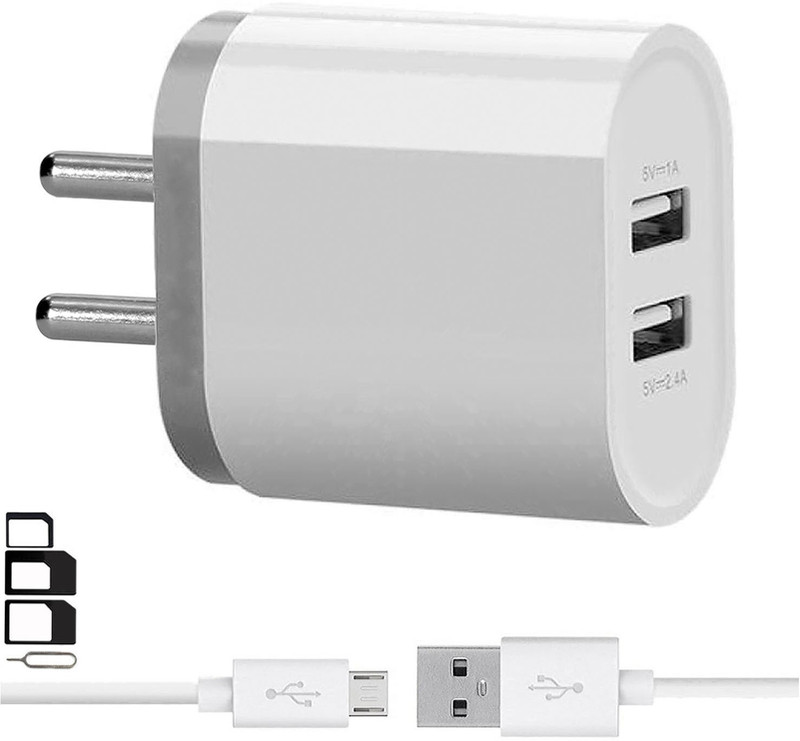 ShopReals Wall Charger Accessory Combo for Karbonn Titanium S200HD, Karbonn A7, Karbonn Alfa A120, Karbonn Aura 4G, Karbonn Titanium S109, Karbonn Titanium Mach Two S360, Karbonn A93, Karbonn Titanium Dazzle S202, Karbonn A108 Plus, Karbonn Titanium Mach One Plus, Karbonn Aura, Karbonn A7 Star, Karb