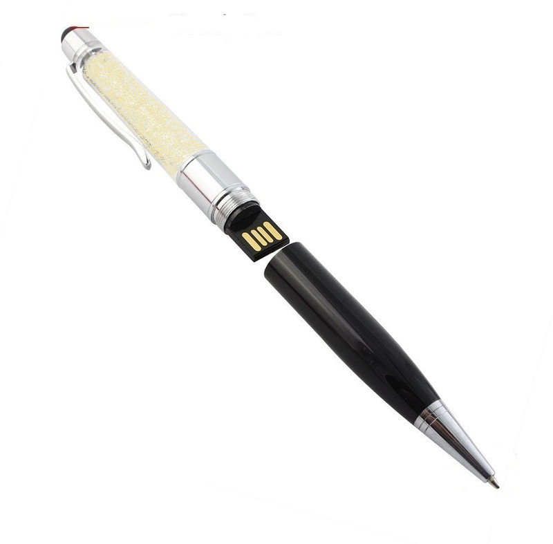 KBR PRODUCT Unique crystallized stylus pen shape 8gb 8 GB Pen Drive(Black)