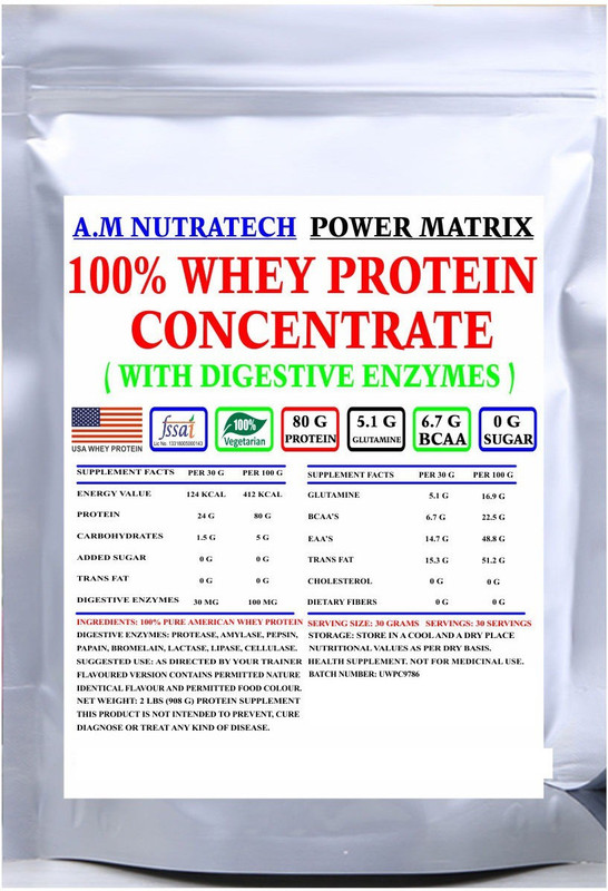 am nutratech 100 percent whey protein concentrate Whey Protein(900 g, Cookie n Cream, American IceCream, American Strawberry, Chocolate, Alphanso mango, Butterscotch Icecream, brownie)