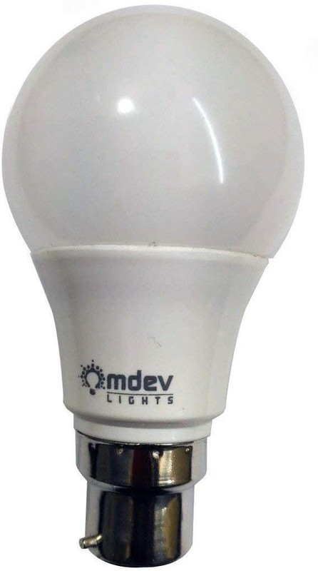 mdev lights 9 W Round B22 LED Bulb(White)