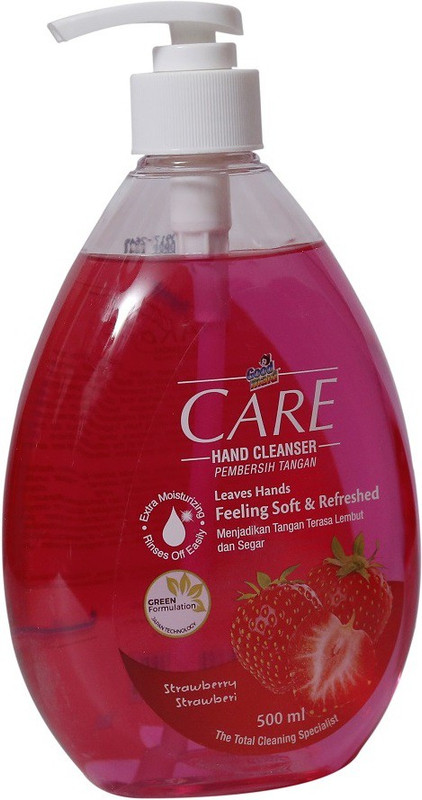 goodmaid CARE HAND LIQUID CLEANSER STRAWBERRY 500 ML Pump Dispenser(500 ml)