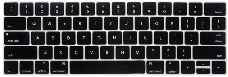 oaky MacBokk Pro 13 inch/15 inch with Touchbar Laptop Keyboard Replacement Keyeyboard Guard for Apple MacBook Pro 13" /15" Inch with Touch Bar [Black] Keyboard Skin(Black)
