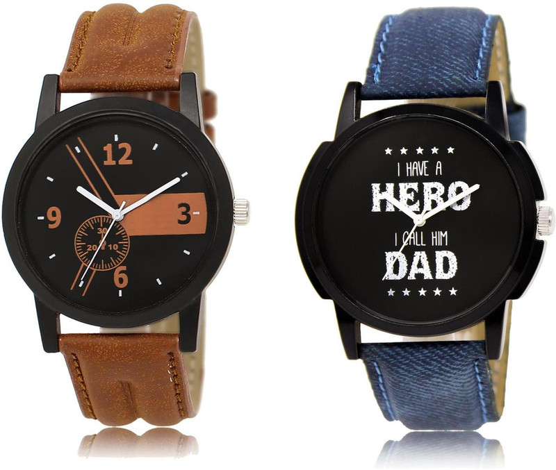 karaa stylish casual new combo watch kr_6 Analog Watch  - For Boys