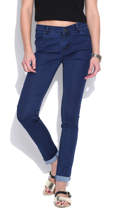 woodrow Slim Women Blue Jeans