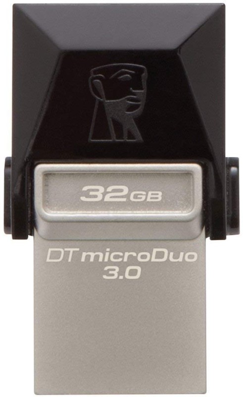 Kingston DTDUO3/32GBIN 32 GB OTG Drive (Black, Type A to Micro USB)