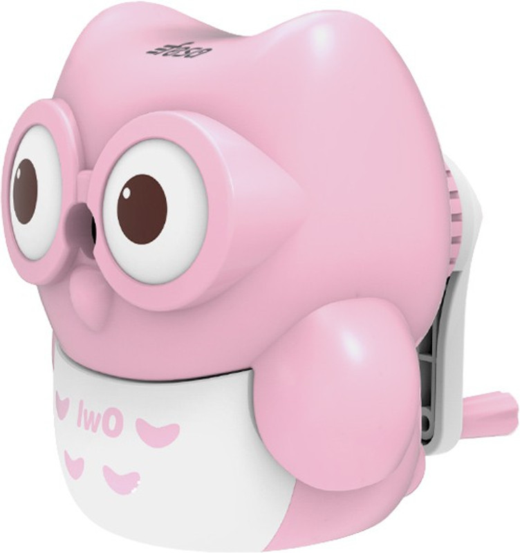 fesa The Owl Pink Mechanical Pencil Sharpeners(Set of 1, Pink)