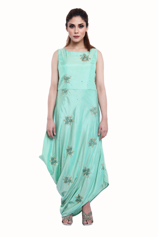 red wedding Women Maxi Light Green Dress