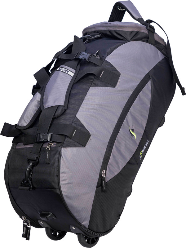 Istorm (Expandable) Wheeler Bat Black & Grey Duffel Strolley Bag(Black, Grey) Istorm (Expandable) Wheeler Bat Black & Grey Duffel Strolley Bag(Black, Grey)