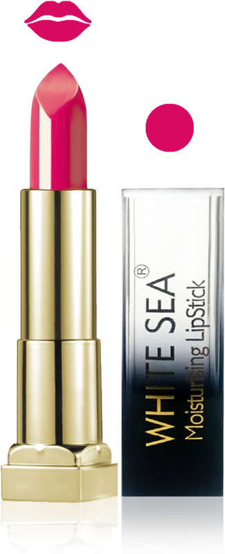 white sea cosmetics makeup velvet glossy lipstick enriched with vitamin E fashion color combo set of 1(carrat, 5 ml)