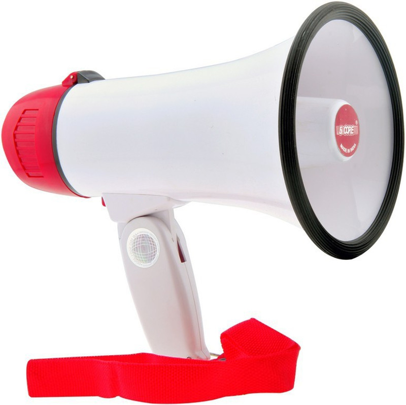 5 Core Megaphone (150 m sound coverage) HW-6R Outdoor PA System(10 W)