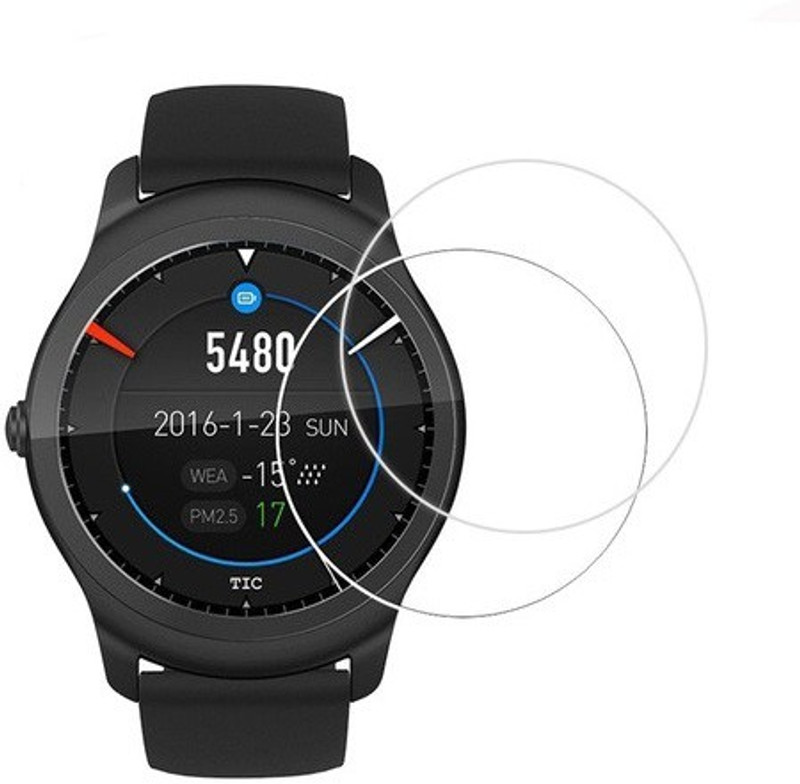 invella Tempered Glass Guard for Ticwatch 2(Pack of 2)