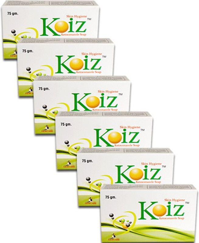 koiz Ketoconazole Soap(6 x 75 g)