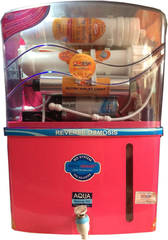 Orange Grand RO+UV Water Purifier (Pink) 10 L RO + UV Water Purifier(Pink)