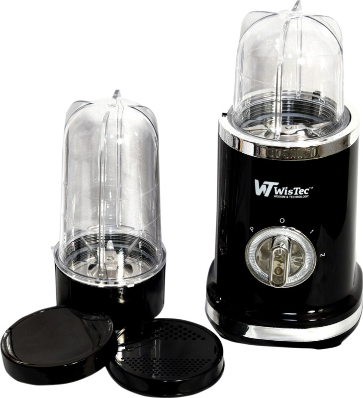 wistec 1 NUTRI-BLEND LED LIGHT 380 W Juicer Mixer Grinder(Black, 1 Jar)