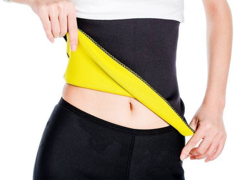 deepak Fashion Waist Slimming Women Tummy Trimmer Waist Trimmer Belt 3XL Slimming Belt(Black)