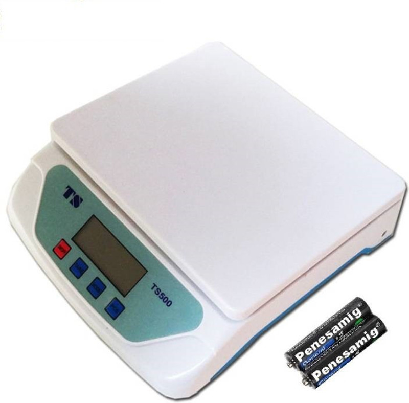 Mezire Ts-500v White Electronic Digital 24kg With Inbuilt Batteries Weighing Scale  (White) Weighing Scale(White)