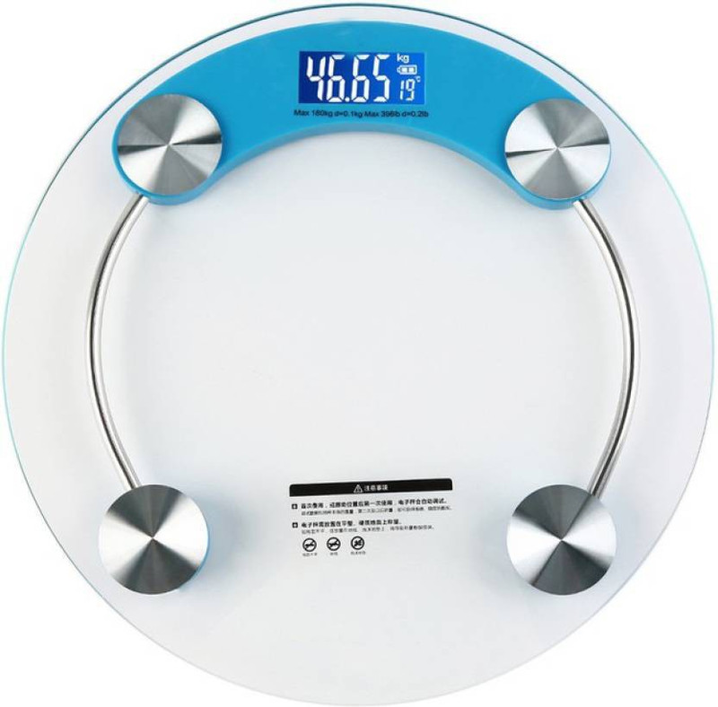 Mezire Electronic Digital Weighing Scale Weighing Scale  (Blue) Weighing Scale(Blue)