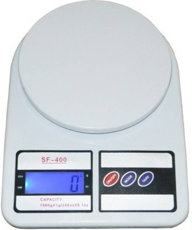 jivo Electronics Digital 7 Kg X 1 Gm Kitchen Multi-Purpose Weighing Scale (White) Weighing Scale(White)