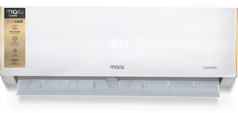 MarQ by Flipkart 1 Ton 3 Star Split Inverter AC - White(FKAC103SIA, Copper Condenser)