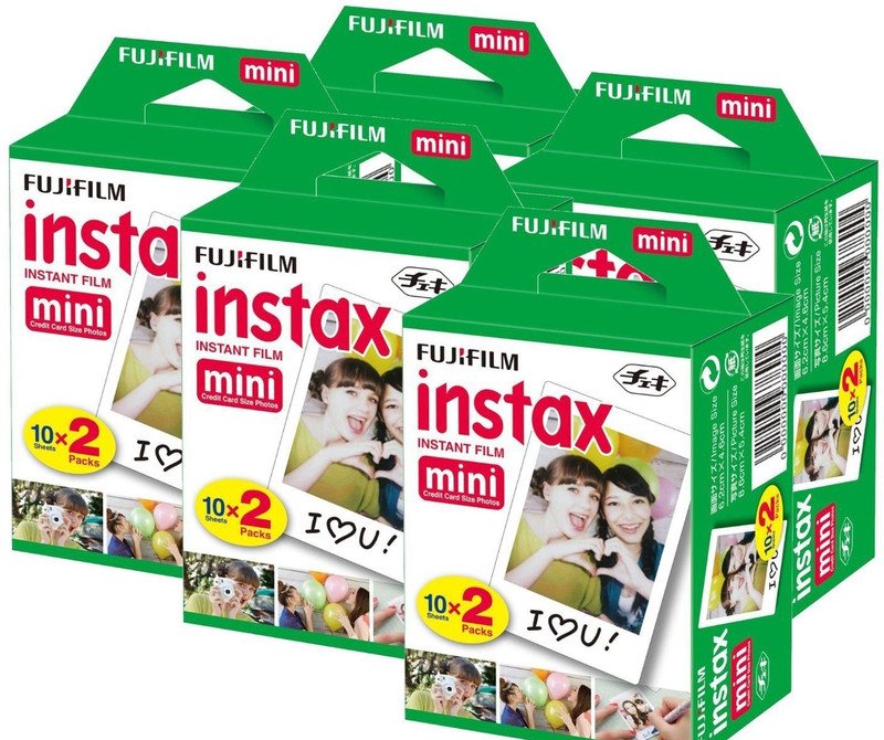 Fujifilm Instax Mini 100 Sheet Film Roll(Yes 800 ISO Pack of 100)