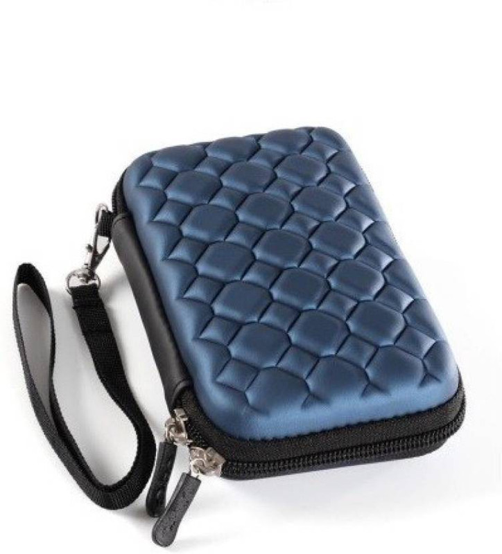 M Mod Con Pouch for WD My Passport 4 TB Wired External Hard Disk Drive(Blue, Shock Proof, Artificial Leather)