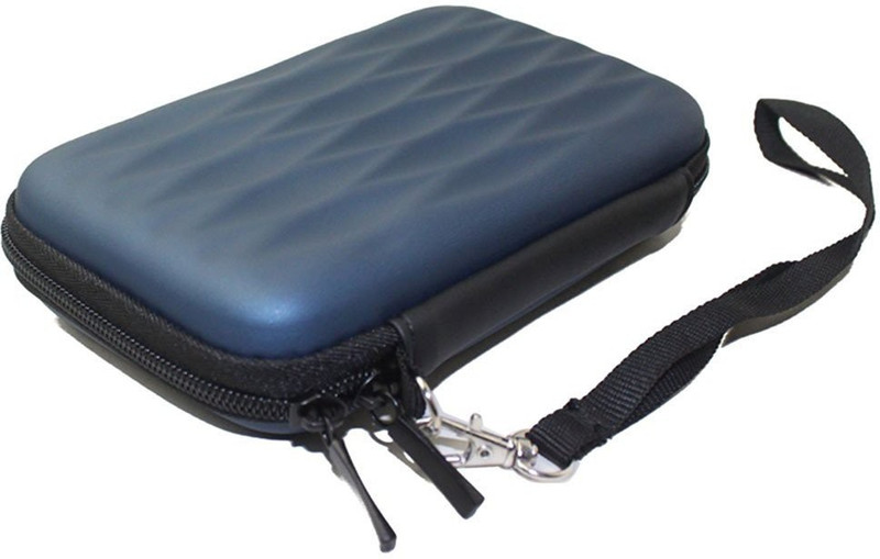 M Mod Con Pouch for Seagate Back Up Plus Slim 2 TB Wired External Hard Disk Drive(Blue, Shock Proof, Artificial Leather)