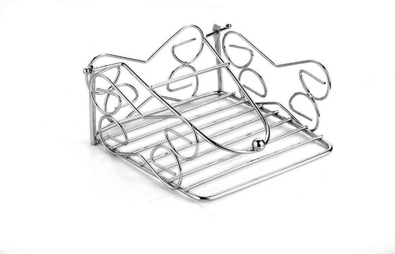 pog 1 Compartments stainless steel napkin holder(Silver)