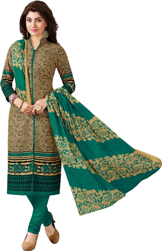 Reya Cotton Blend Graphic Print Salwar Suit Material(Unstitched)