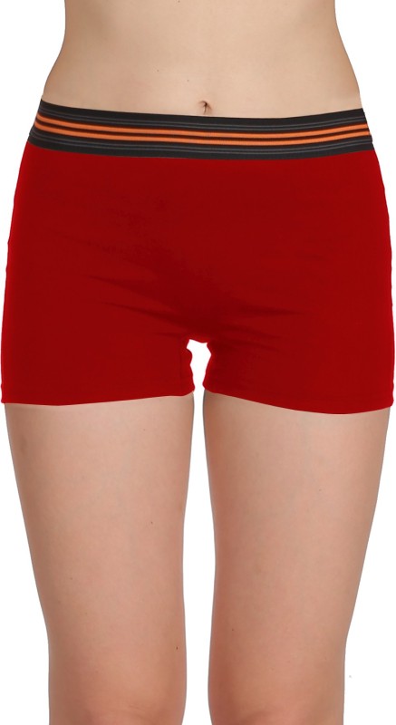 Selfcare Women Boy Short Red Panty(Pack of 1)