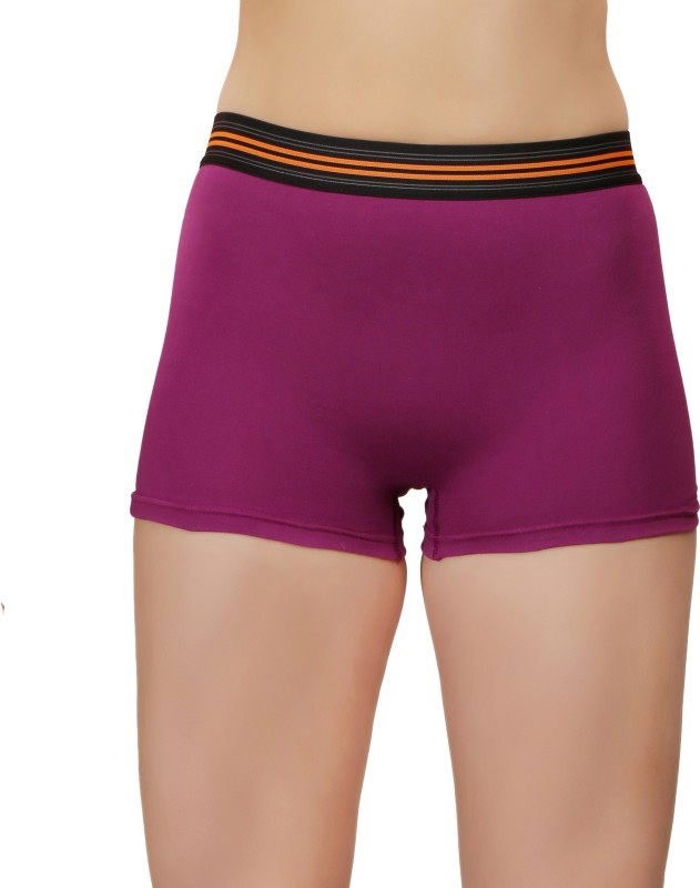 Selfcare Women Boy Short Purple Panty(Pack of 1)