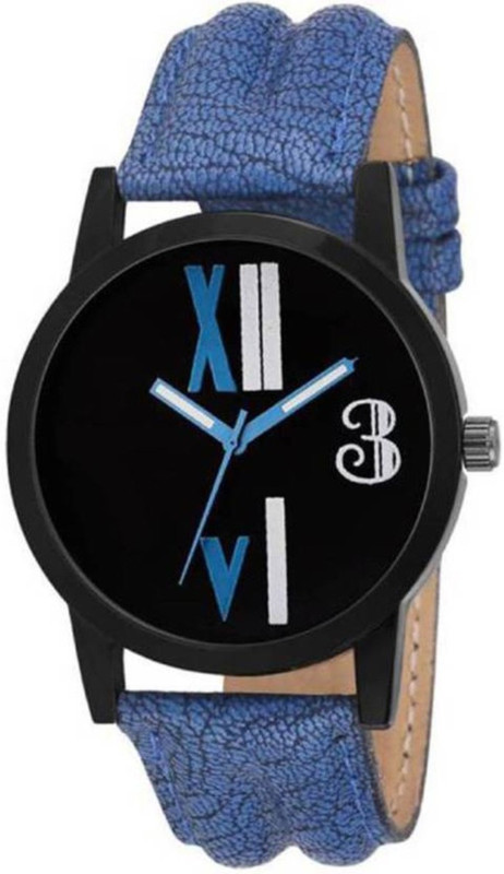 swanos New Collection Watch Blue Colour & Leather Belt watch For_Men & Boys Analog Watch  - For Men