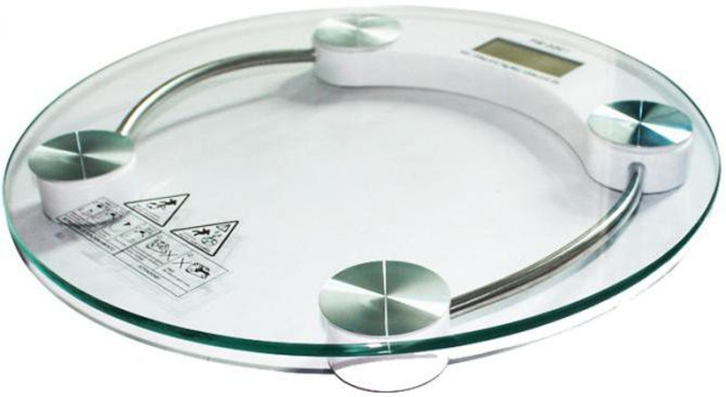 grabit TRANSPARENT BODY WEIGHT Weighing Scale(White)