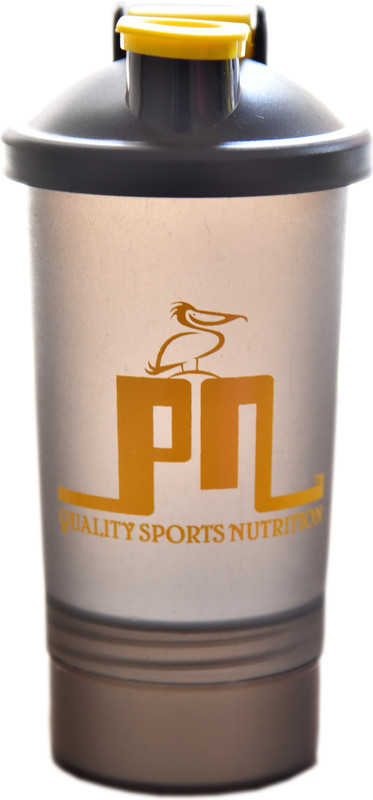 pelican nutrition Pelican shaker 600 ml Shaker(Pack of 1, Black)