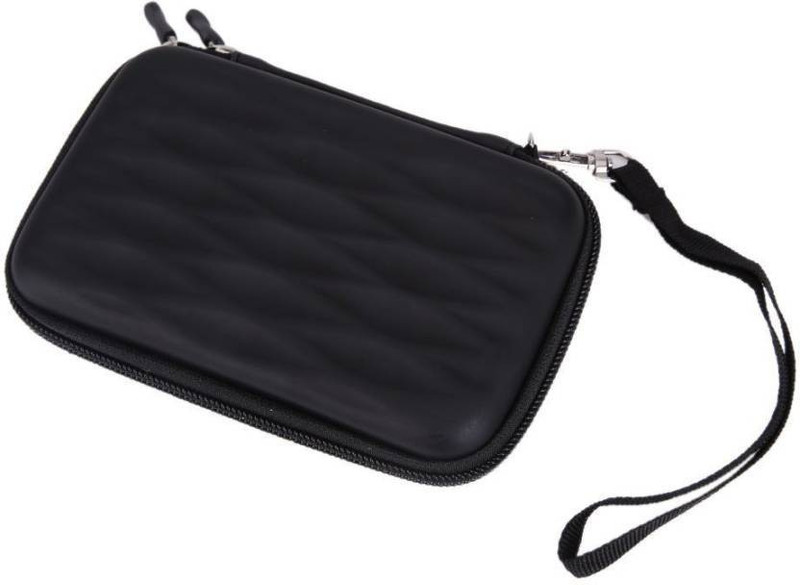 Gadget Deals Pouch for iStorage diskAshur 500GB (256 Bit Encryption) 500 GB External Hard Disk Drive(Black, Shock Proof, Artificial Leather)