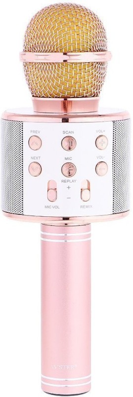 Czech Wireless Bluetooth Microphone Recording Condenser With Stand And Bluetooth Speaker Audio Recording For Cellphone Karaoke Mike (Rose Gold) Wireless(Rose Gold) RS.509 (70.00% Off) - Flipkart