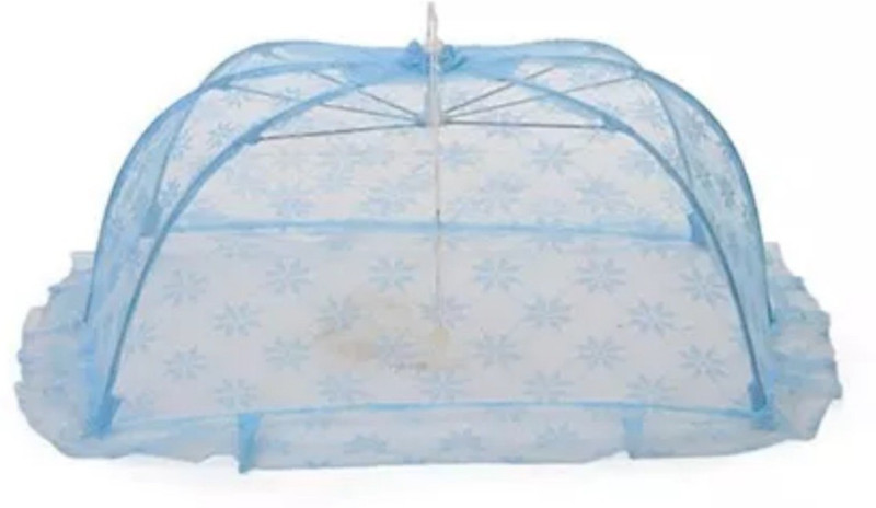 stockhawkers Cotton Kids mosquitonet blue Mosquito Net(Blue)
