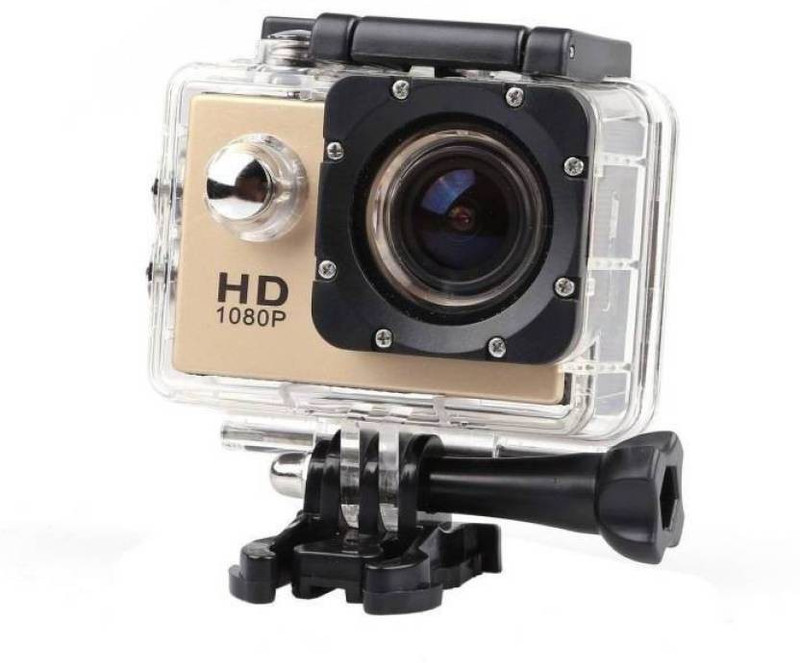 bagatelle 1080 Action Camera Go Pro Style Sports and Action Camera (Black 12 MP) 12 Sports & Action Camera(Black)