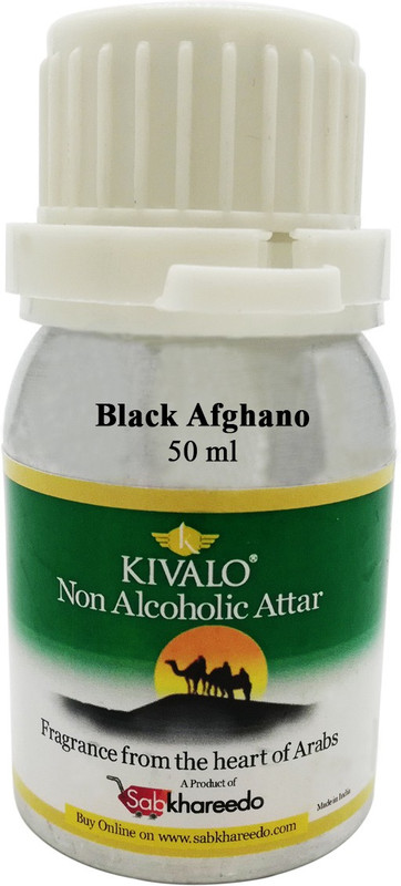 Kivalo Ⓡ Pure Original Black Afghano Fragrance 50 ml Non Alcoholic Attar Floral Attar(Sandalwood)