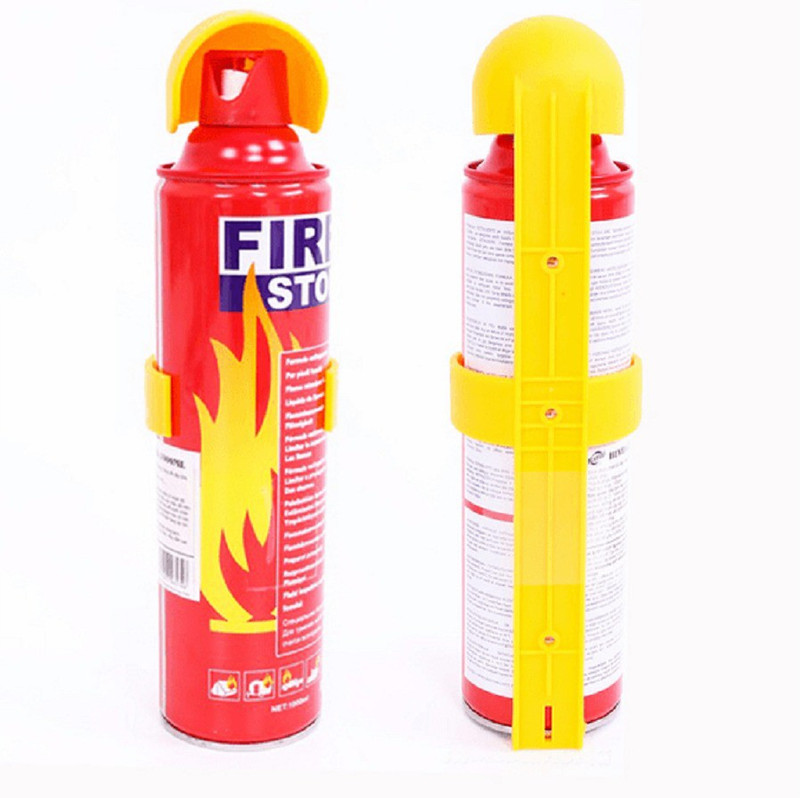 VibeX ™ USA Formulated Anti Fire™ Spray Safety for Car, Home, Kitchen, Resturent, Store Room, Office, Club House, Taxi, Auto, Shop, Etc, 500ml Fire Extinguisher Mount(0.5 kg)