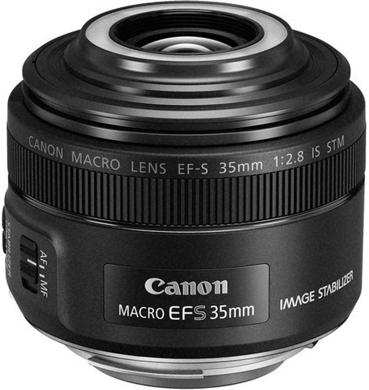 Canon EF-S35mm f/2.8 Macro IS STM Lens for Canon EF-S Mount(Black, 35mm)