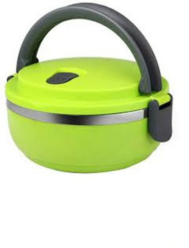 LIFEMUSIC -easily pack a nutritious lunch for you and your family best 1 Layer Round Lunch Box Stainless Steel Food Container best in price and quality Insulated Round Lunch Box Desirable For Office/School/College/Travel Airtight Leak Proof With Lid 1 Containers Lunch Box(750 ml)
