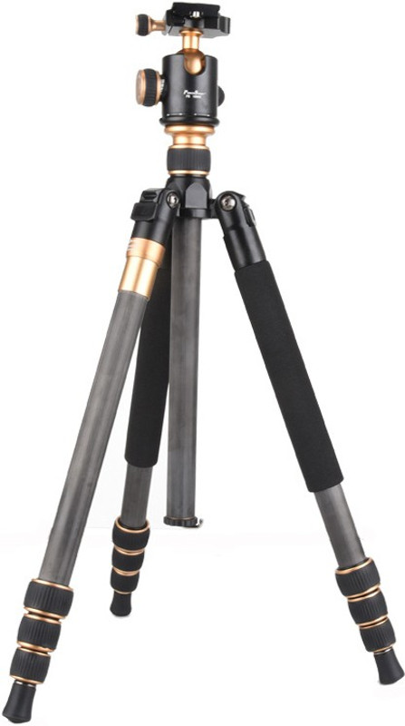 Power Smart PS1008C Pro Tripod Tripod Ball Head(Black, Supports Up to 6000 g)