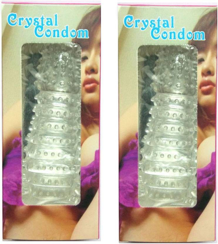 dios washable Premium Crystal Comdom (2pc) Condom(Set of 2, 2S)
