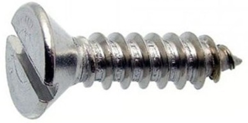 lyca Steel Flat Head Self-tapping Screw(19 mm Pack of 1)