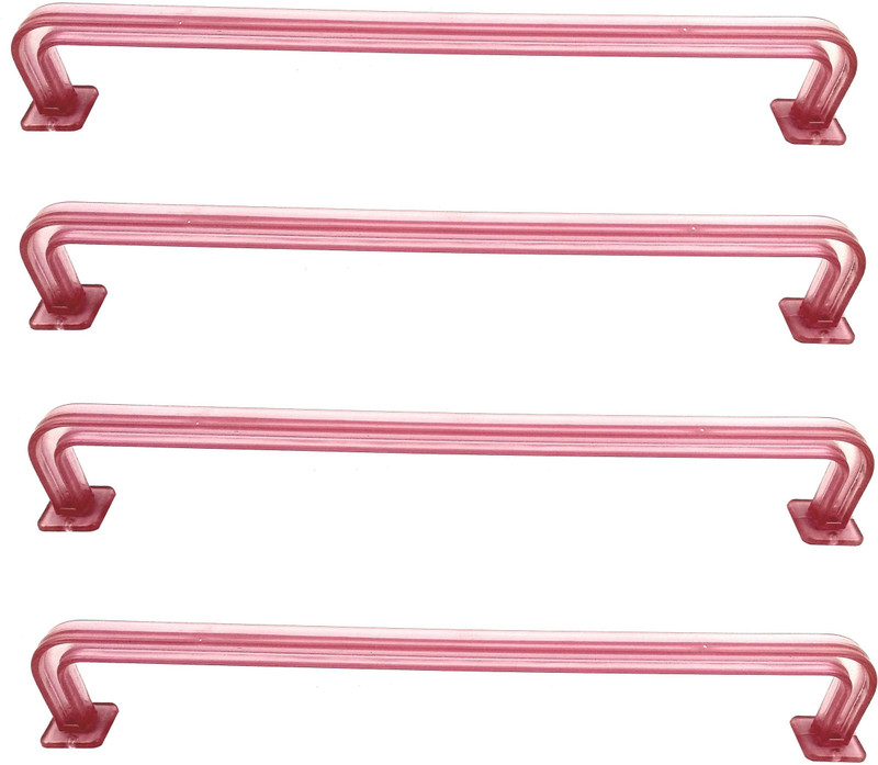 bludug Pack of 4 Unbreakable Pink Color 21 inch Towel rod, Towel Holder for Bathroom and Kitchen With 1 Year Warranty Pink Towel Holder(PP (Polypropylene))