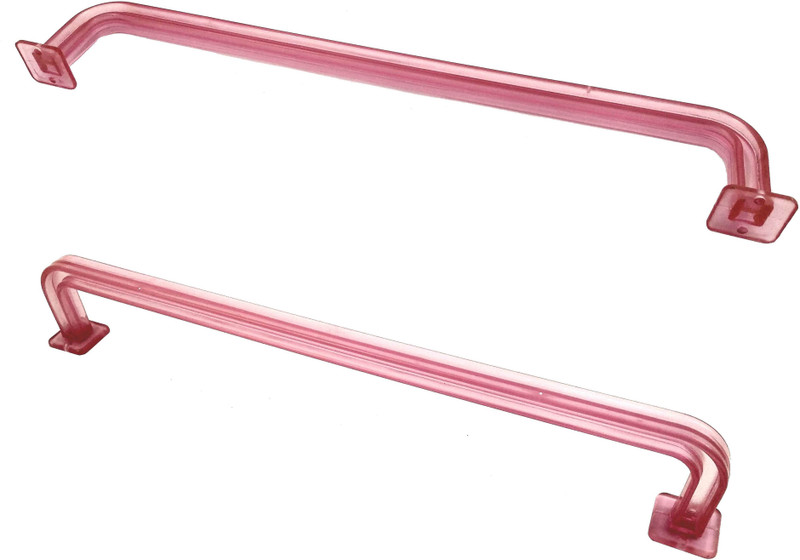 bludug Pack of 2 Unbreakable Pink Color 21 inch Towel rod, Towel Holder for Bathroom and Kitchen With 1 Year Warranty Pink Towel Holder(PP (Polypropylene))