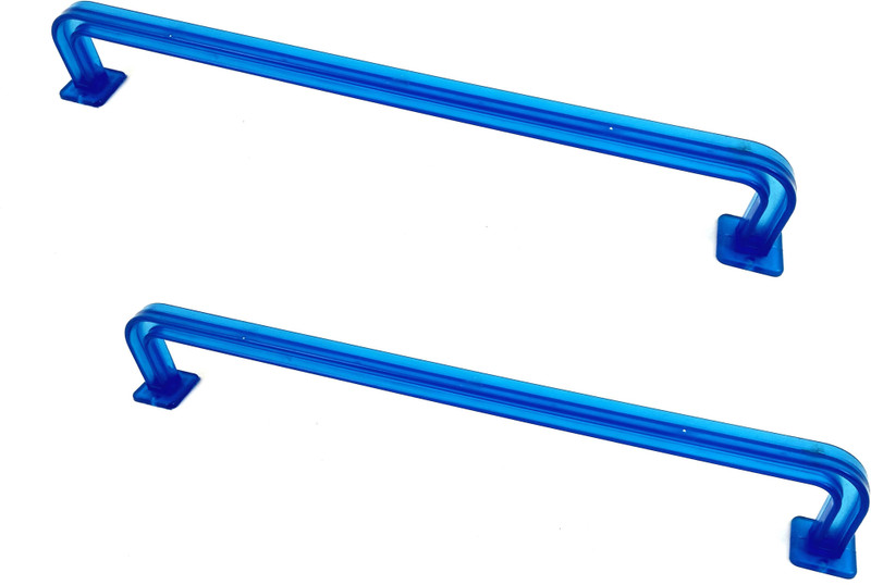 bludug Pack of 2 Unbreakable Blue Color 21 inch Towel rod, Towel Holder for Bathroom and Kitchen With 1 Year Warranty Blue Towel Holder(PP (Polypropylene))