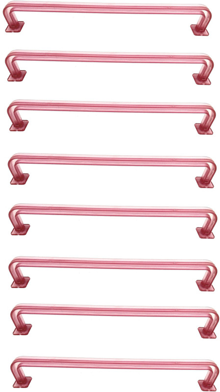 bludug Pack of 8 Unbreakable Pink Color21 inch Towel rod, Towel Holder for Bathroom and Kitchen With 1 Year Warranty Pink Towel Holder(PP (Polypropylene))